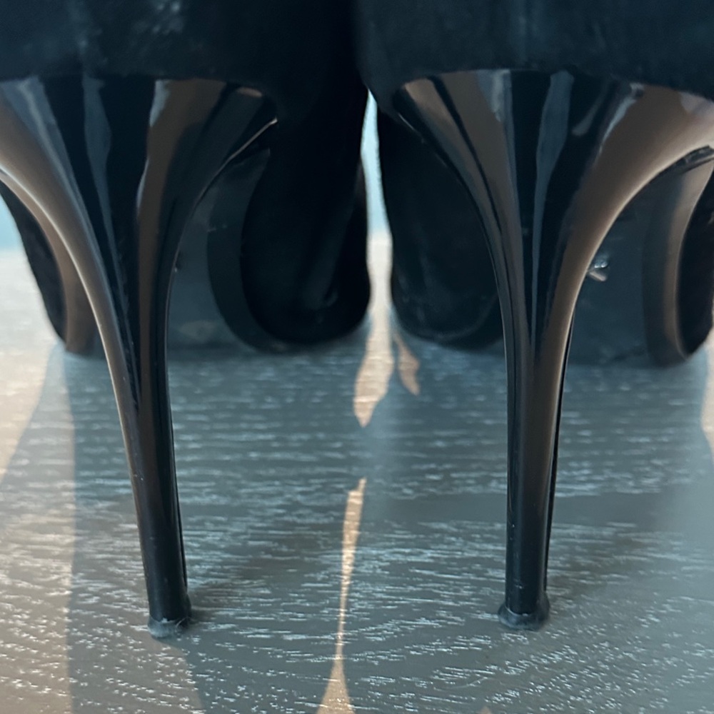 Michael Kors Black Heeled Boots - Picture 7 of 9